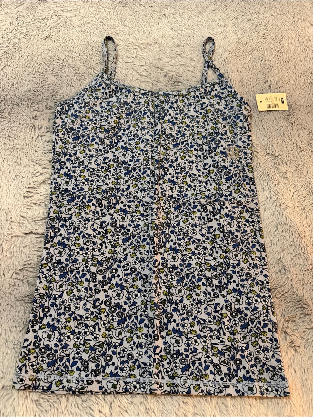 Aeropostale Blue Floral Girls' One-Piece Romper
